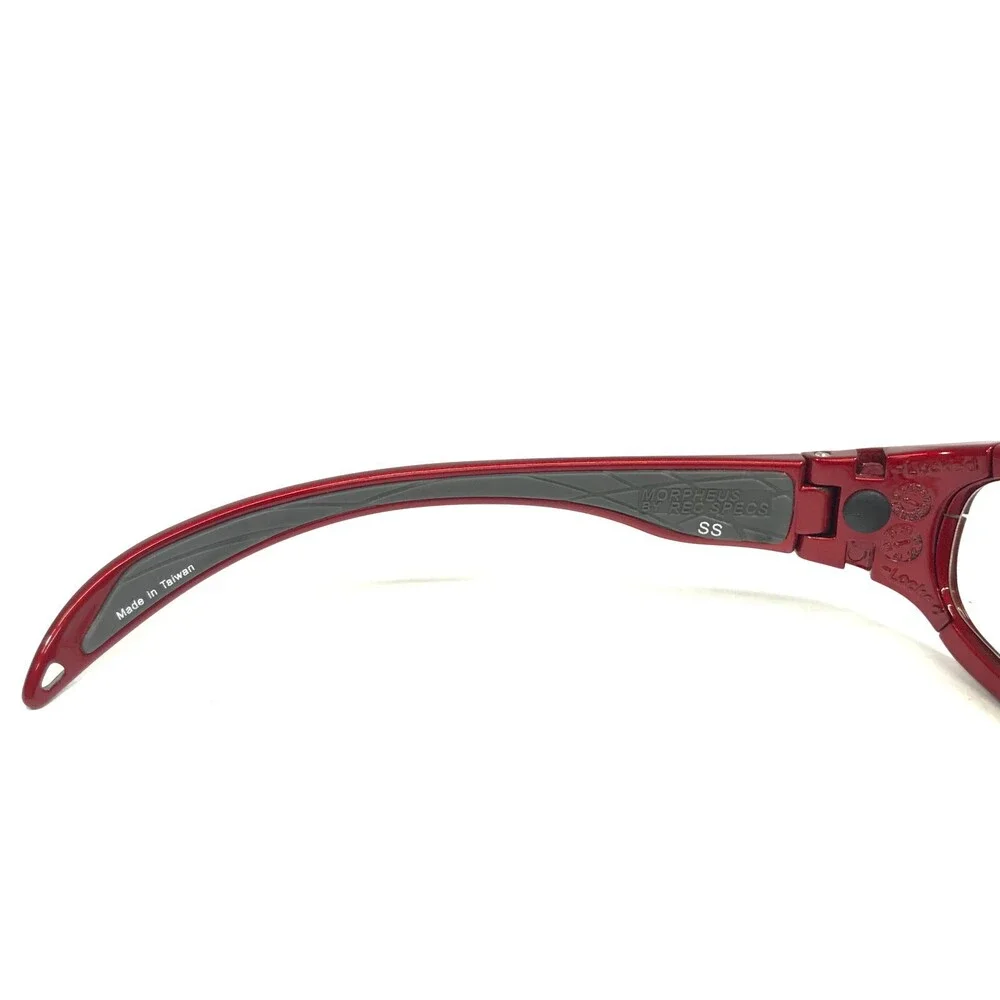 Rec Specs Athletic Goggles Frames STREET ART 703 Red Gray Graffiti 51-17-125